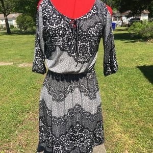 Enfocus Petite cold shoulder dress!